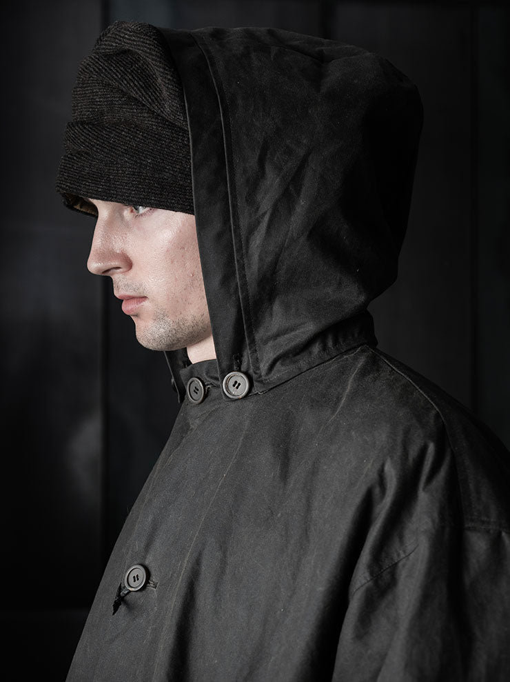 toward(s)<br />WAXED COTTON TYPEWRITER PARKA / DARK BROWN