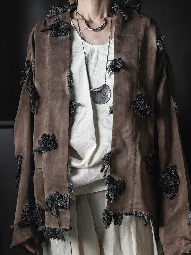 UMA WANG<br>WOMENS KLARKE JKT / ROSE/BLUE