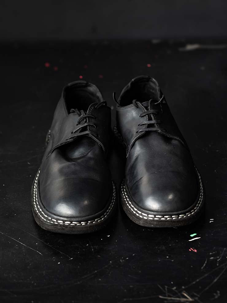 GUIDI<br>MENS ダービーシューズ 9920_N BLKT / HORSE FULL GRAIN