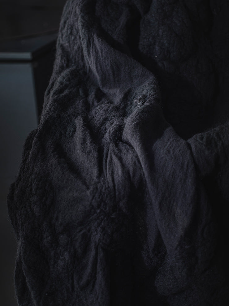 BIEK VERSTAPPEN<br> Hand Felted Scarf / BLACK