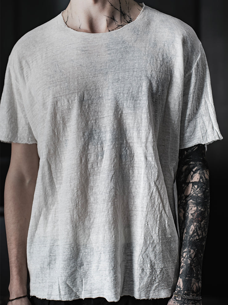 ATELIER SUPPAN<br>MEN'S Raw cut T-SHIRT / E26-22