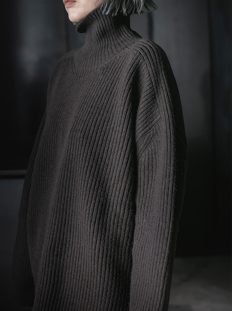 WRIGHT + DOYLE<br>UNISEX ATLI JUMPER / CACAO