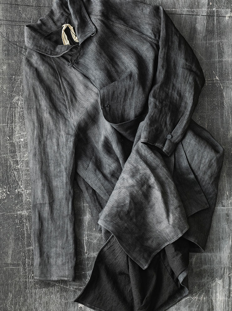 ATELIER SUPPAN<br>MENS HEMP COAT / W26-01