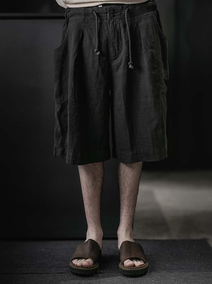 GATHERING<br>Farmer Shorts / BLACK