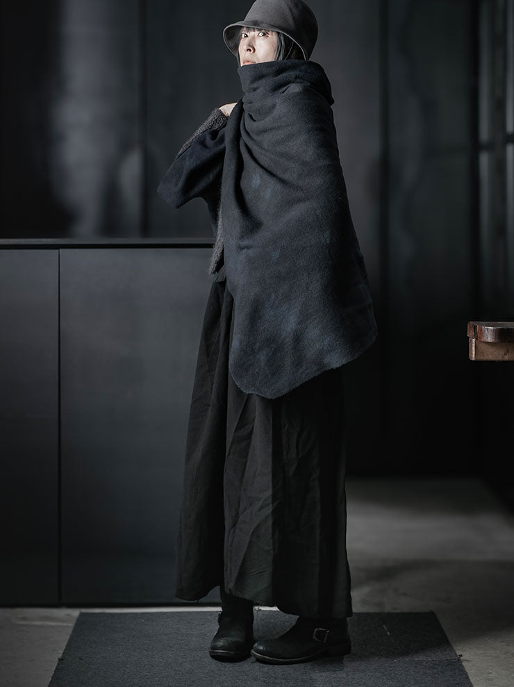 BIEK VERSTAPPEN<br>CASHMERE WOOL SCARF  / D/BLUE