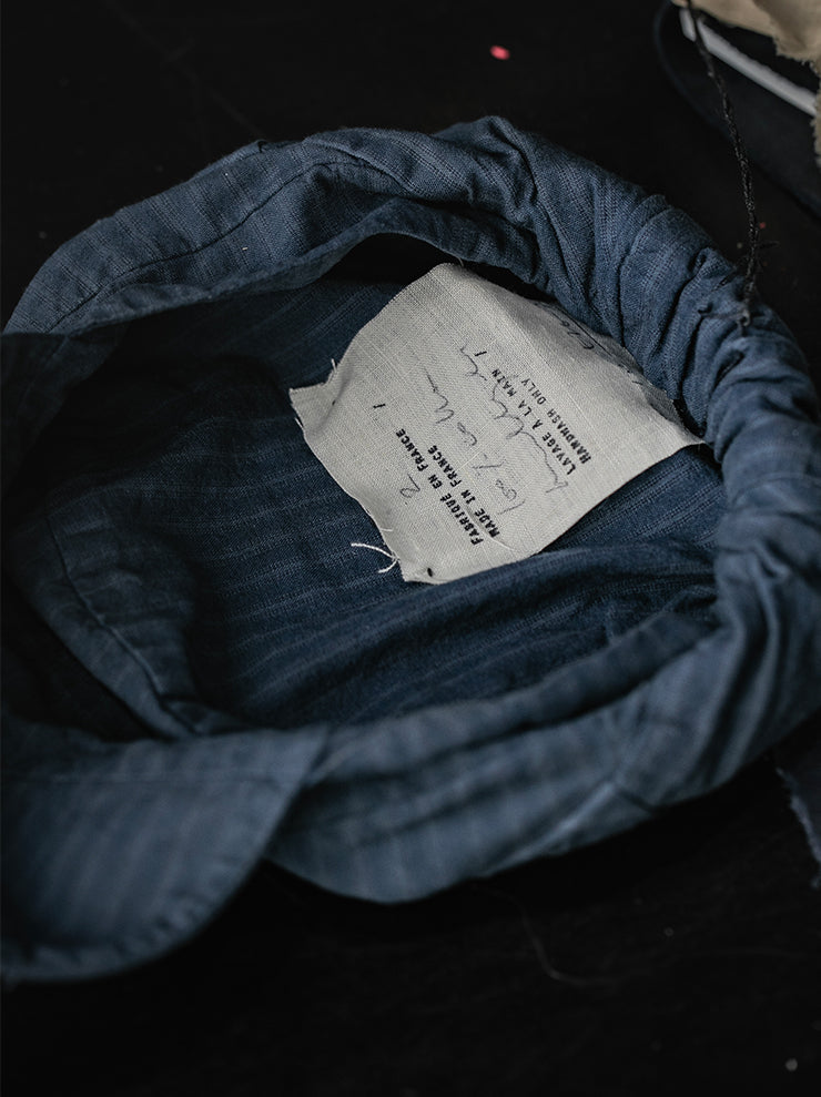 ATELIER SUPPAN<br>CAP blue stripes / E26-70