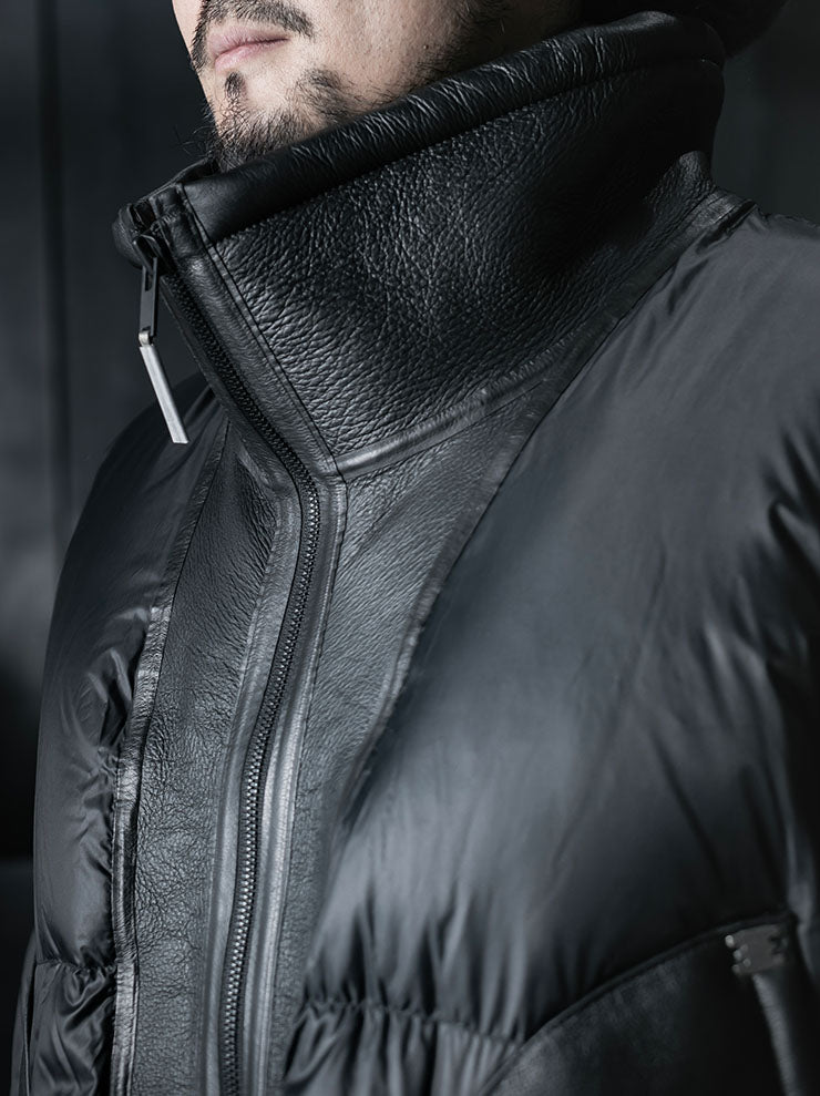 ISAAC SELLAM EXPERIENCE<br> UNISEX Down Jacket / NOIR