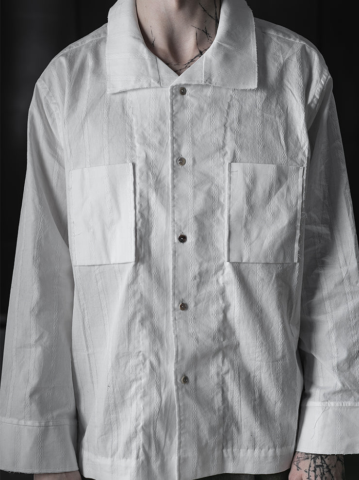 MONAD<br>Bray Over-shirt / White