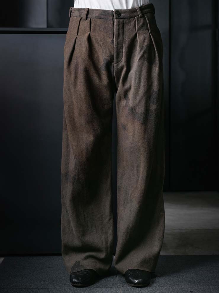 K'ANG<br>MENS EXTRA LARGE FIT TROUSERS / AFLAME - OFF GREY