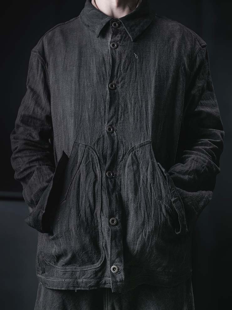 EVAN SCOTT MONROE<br>Coal Miners Coat / Sumi Ink, Charcoal