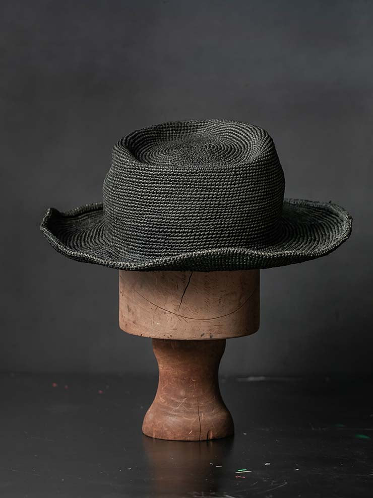 HORISAKI<br>Toquilla Straw Hat SHSOFI - ss26 / GREY