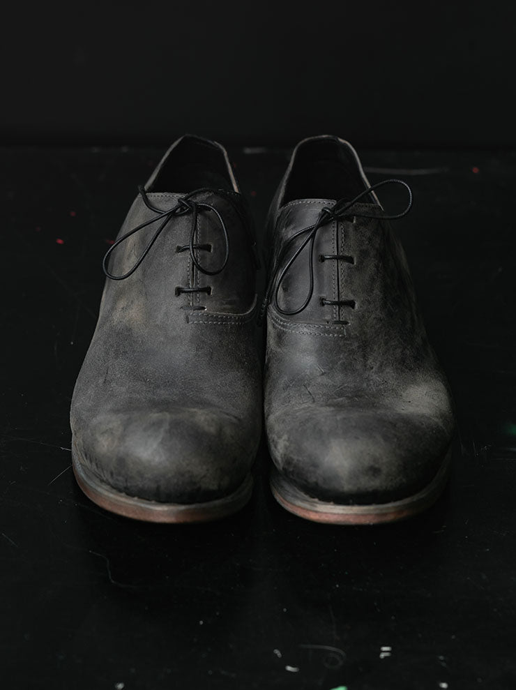 EMATYTE<br />MENS Horse Leather Culatta Reverse Shoes / Grey R