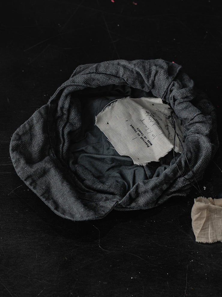 ATELIER SUPPAN<br>Heavy hemp CAP / E26-23