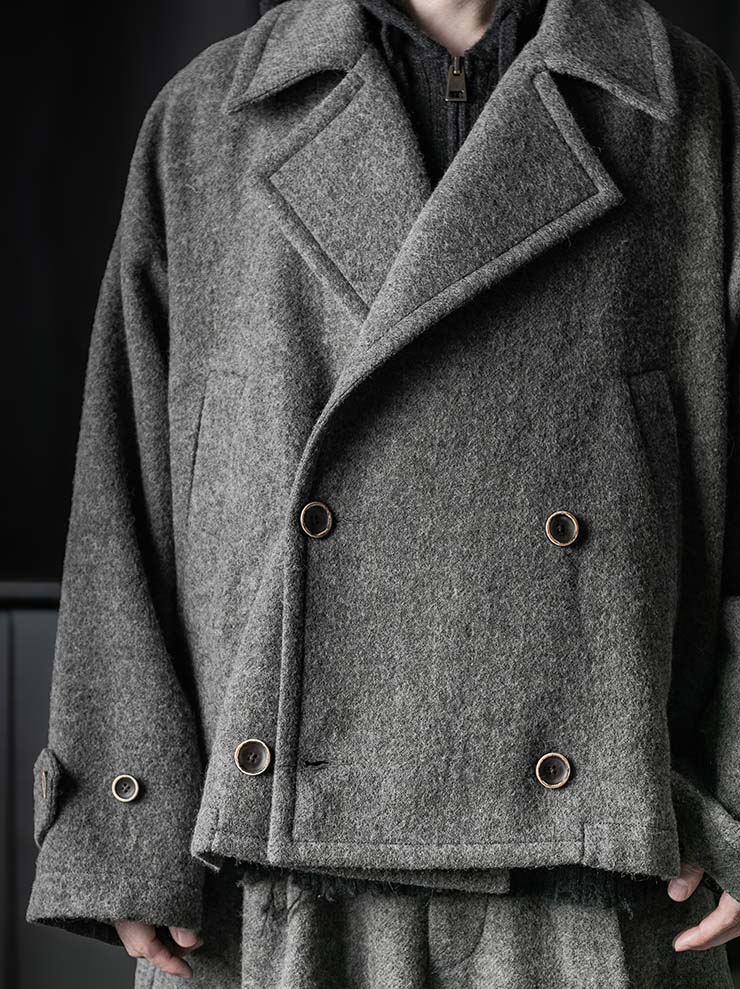 UMA WANG<br>MENS JULI JACKET / GREY