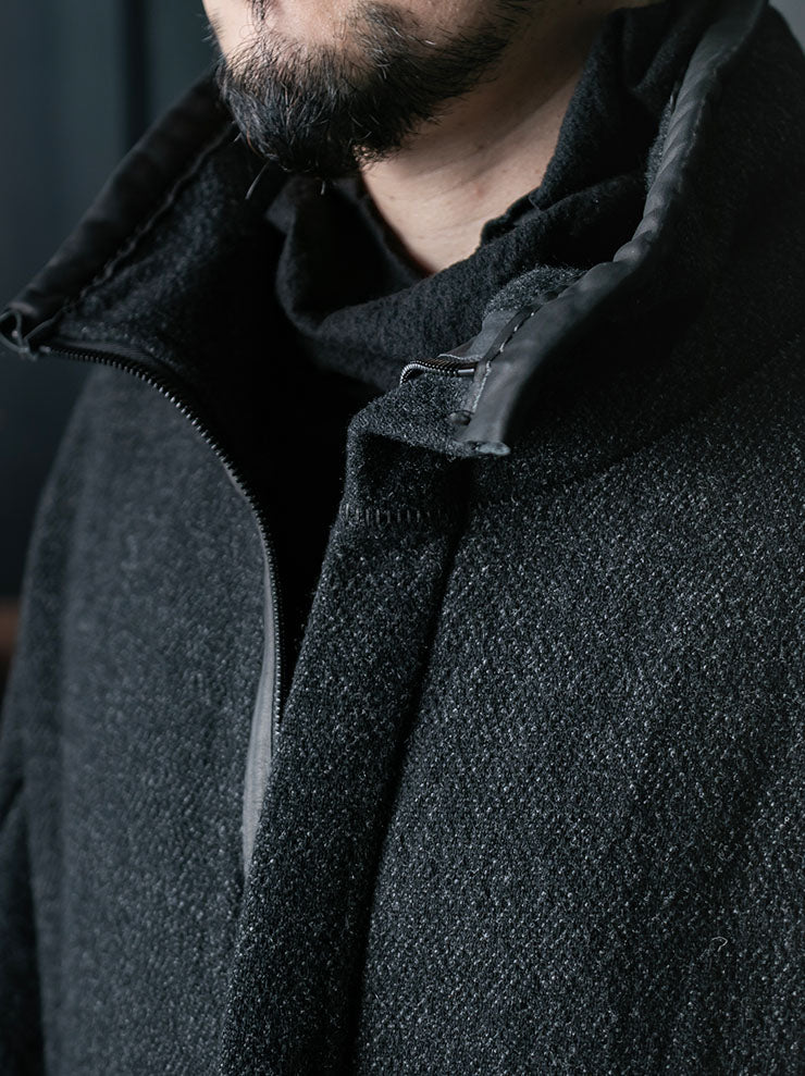 69 BY ISAAC SELLAM MENS High Neck Coat / UNIQUE
