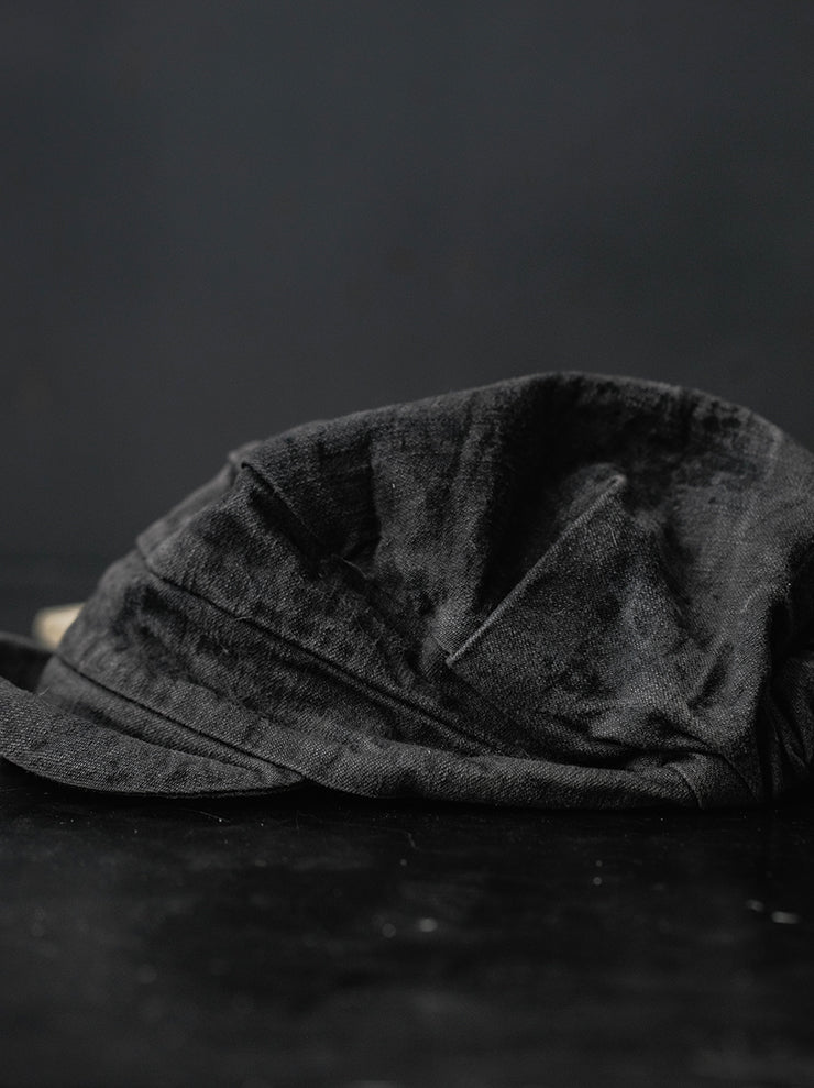 ATELIER SUPPAN<br>Overdyed small brown CAP / E26-25
