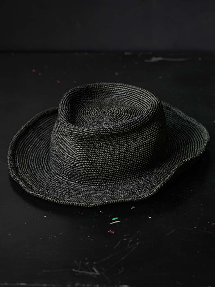HORISAKI<br>Toquilla Straw Hat SHSOFI - ss26 / GREY