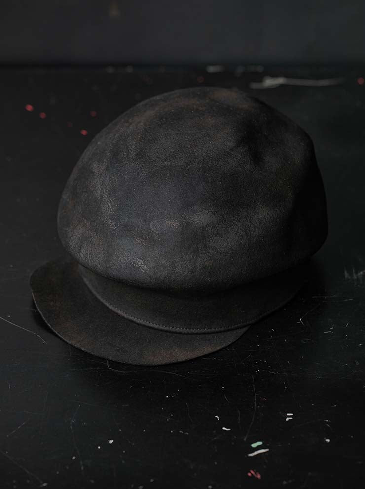 HORISAKI<br> Beaver fur felt hat BHNLK - ss26 / BLACK HB