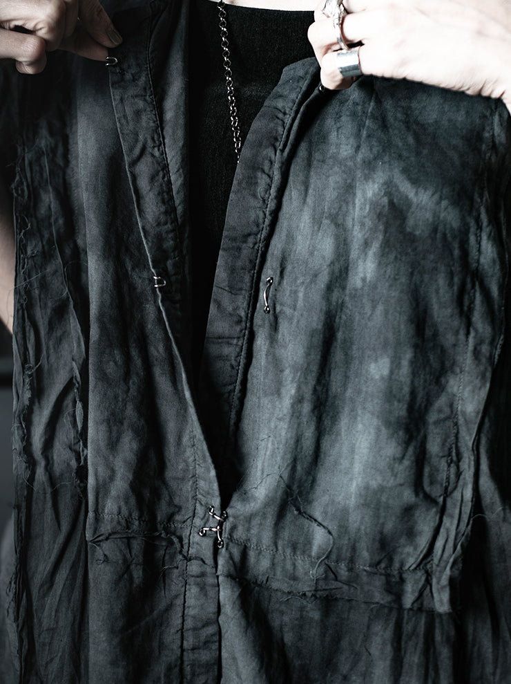 ATELIER SUPPAN<br>WOMENS Torn SHIRT short sleeve / E26-55