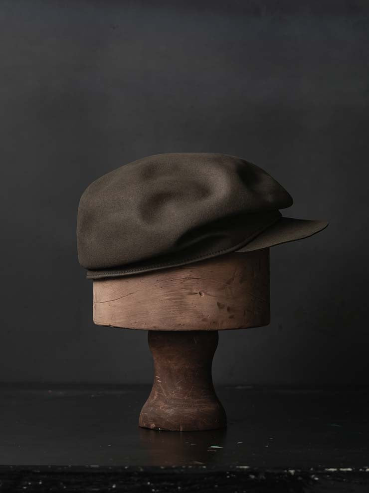 HORISAKI<br>ビーバーファーフェルトキャップ BHNLK - fw26 / TAUPE EB