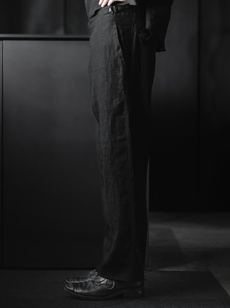 MONAD<br>Barker Pant / Handdyed Black