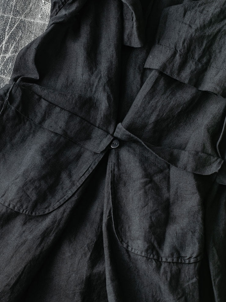 ATELIER SUPPAN<br>WOMENS LARGE HEMP DRESS / W26-35