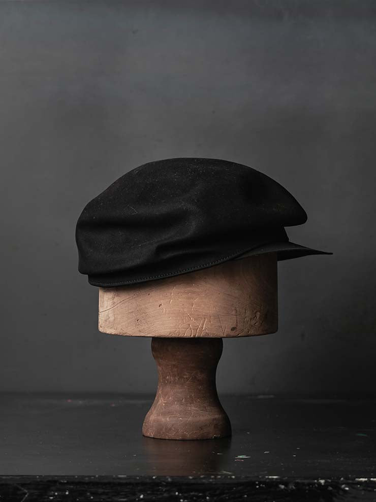 HORISAKI<br>ビーバーファーフェルトキャップ BHNLK - fw26 / BLACK EB