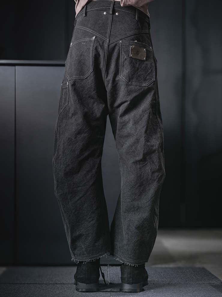 EVAN SCOTT MONROE<br>Bellow Trousers / Sumi Ink, Charcoal