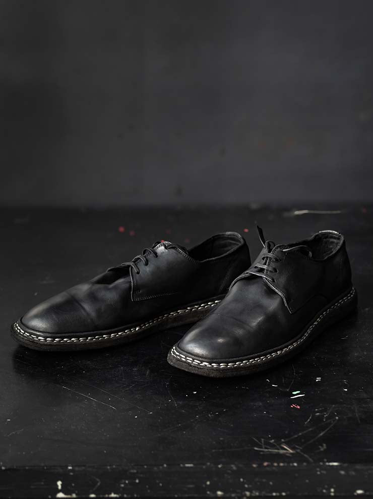 GUIDI<br>MENS ダービーシューズ 9920_N BLKT / HORSE FULL GRAIN