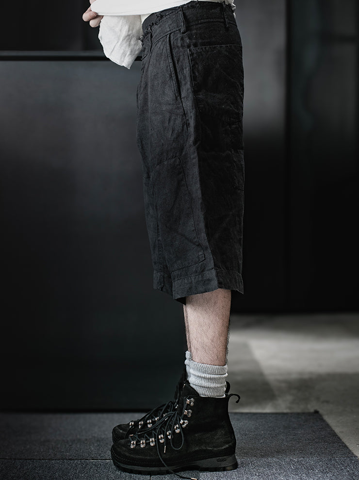ATELIER SUPPAN<br>MENS Light hemp shorts / E26-11