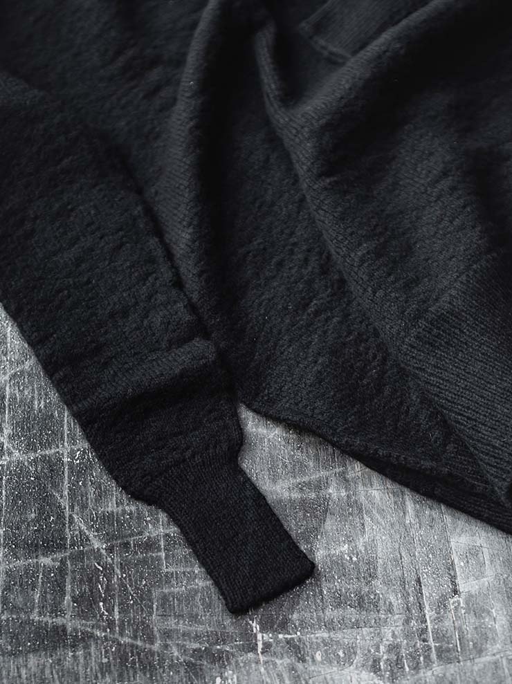 DANIEL ANDRESEN<br> Rib turtleneck pullover MARJORAM / BLACK