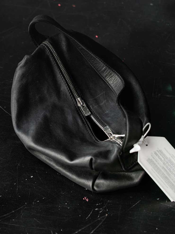 GUIDI<br>SMALL LEATHER HANDLE BAG JAN3 BLKT / SOFT HORSE FULL GRAIN