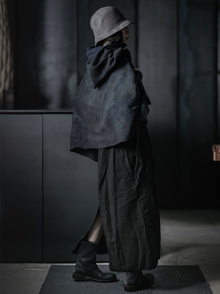 BIEK VERSTAPPEN<br>CASHMERE WOOL SCARF  / D/BLUE