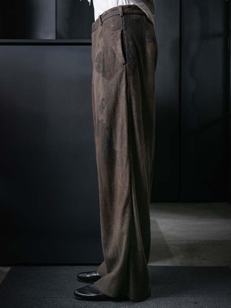 K'ANG<br>MENS EXTRA LARGE FIT TROUSERS / AFLAME - OFF GREY