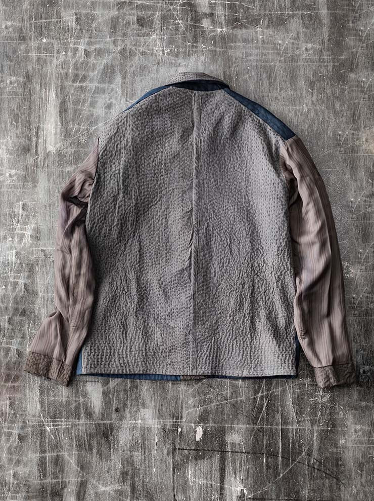 By Walid<br>MENS BENNY SHIRT JACKET / OLIVE TERRA / SIZE M