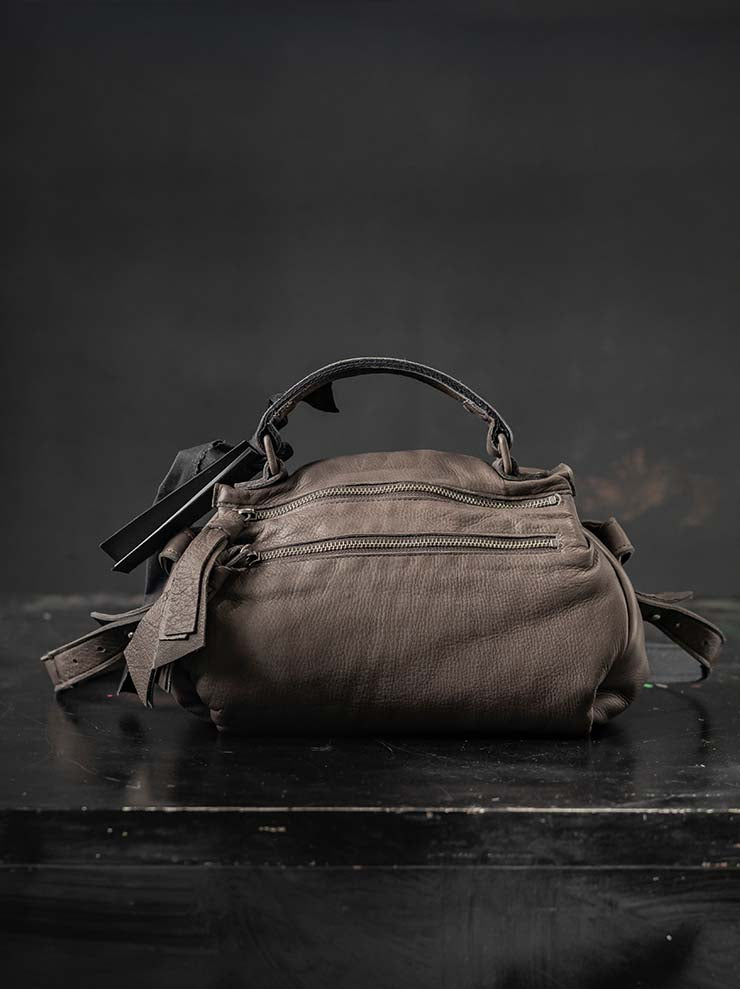 TUFORÉE<br> Leather bag / REAR SMALL / DARK BROWN