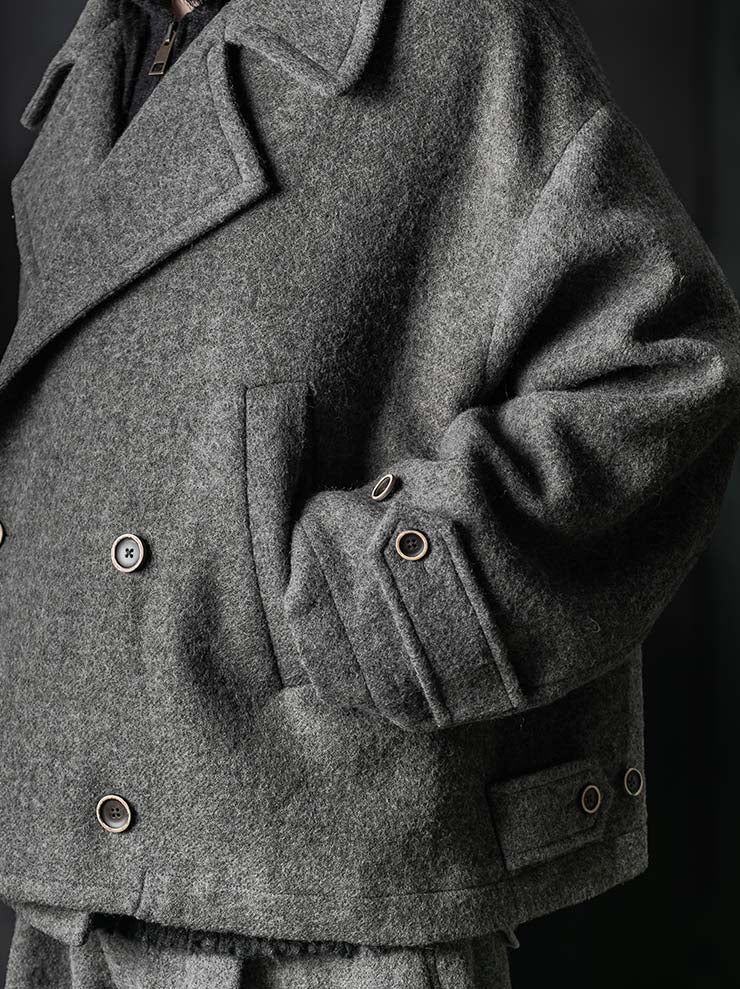 UMA WANG<br>MENS JULI JACKET / GREY