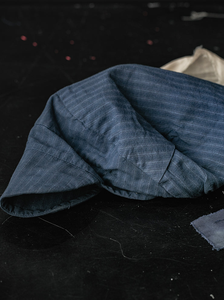 ATELIER SUPPAN<br>CAP blue stripes / E26-70