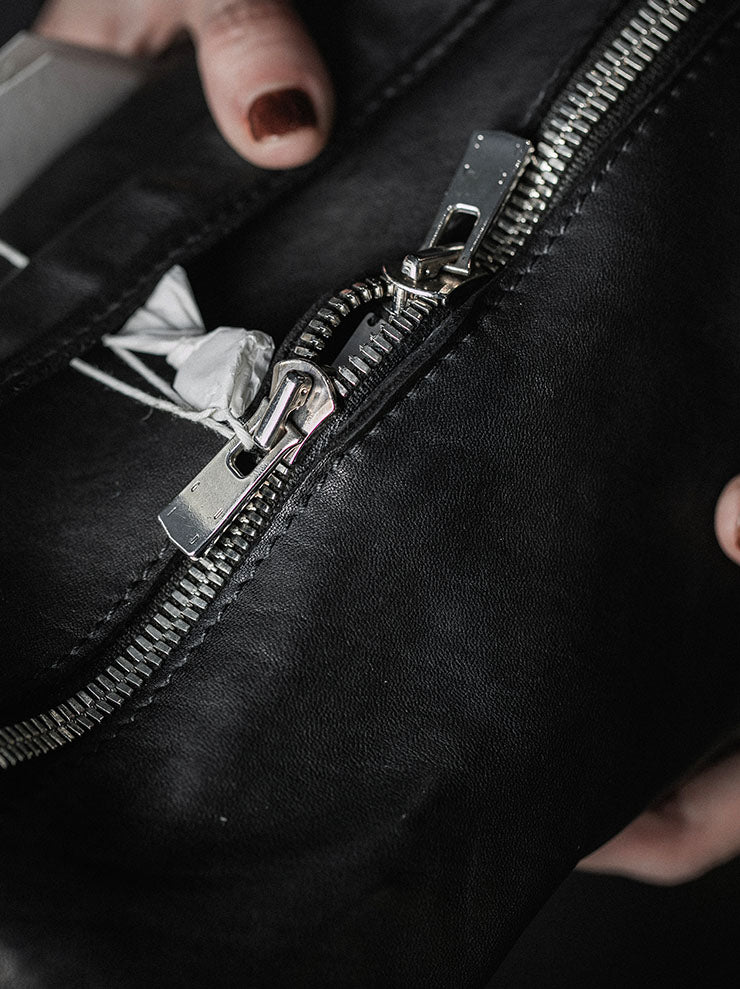 GUIDI<br> Small Handle Bag JAN3 BLKT / SOFT HORSE FULL GRAIN