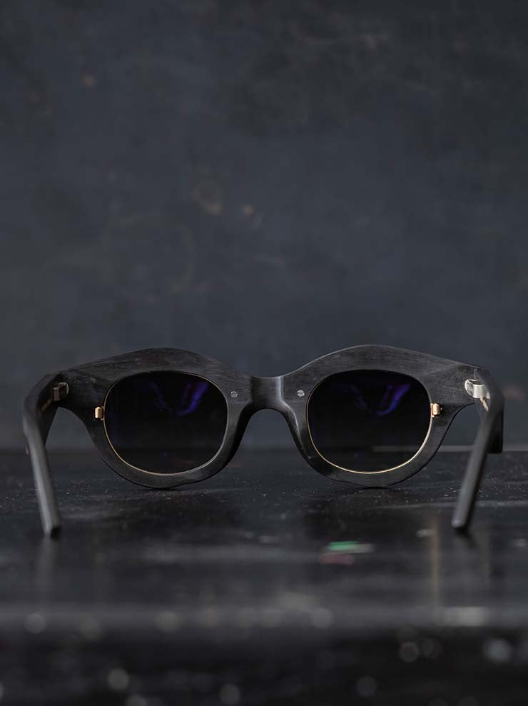 RIGARDS<br/>GENUINE HORN & TITANIUM フレームサングラス / BLACK / RG1063