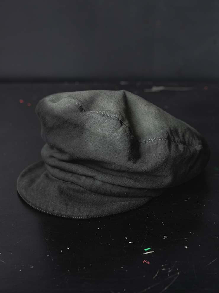HORISAKI<br>ONE OF A KIND COLLECTION ハンドダイコットンハット OOAK25 NO.97 / GREY