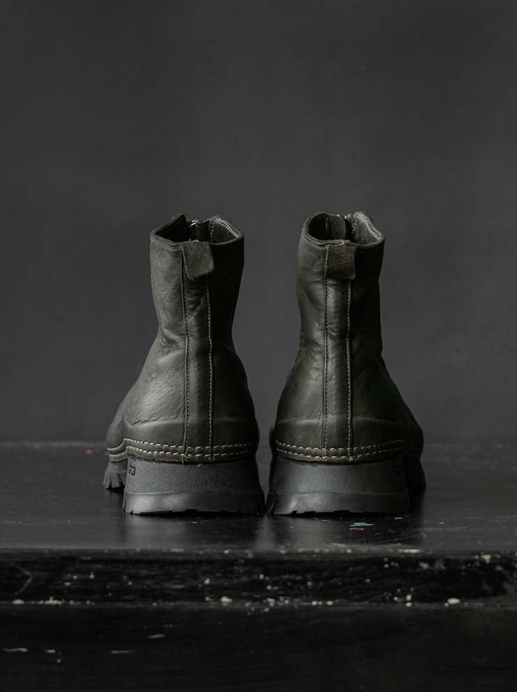 GUIDI<br>MENS フロントジップシューズ SOLE RUBBER VS01 CV31T / HORSE FULL GRAIN, LINED