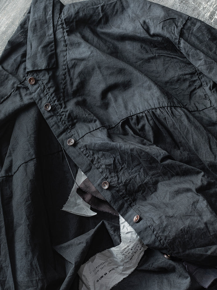 ATELIER SUPPAN<br />WOMENS ロングギャザーシャツ