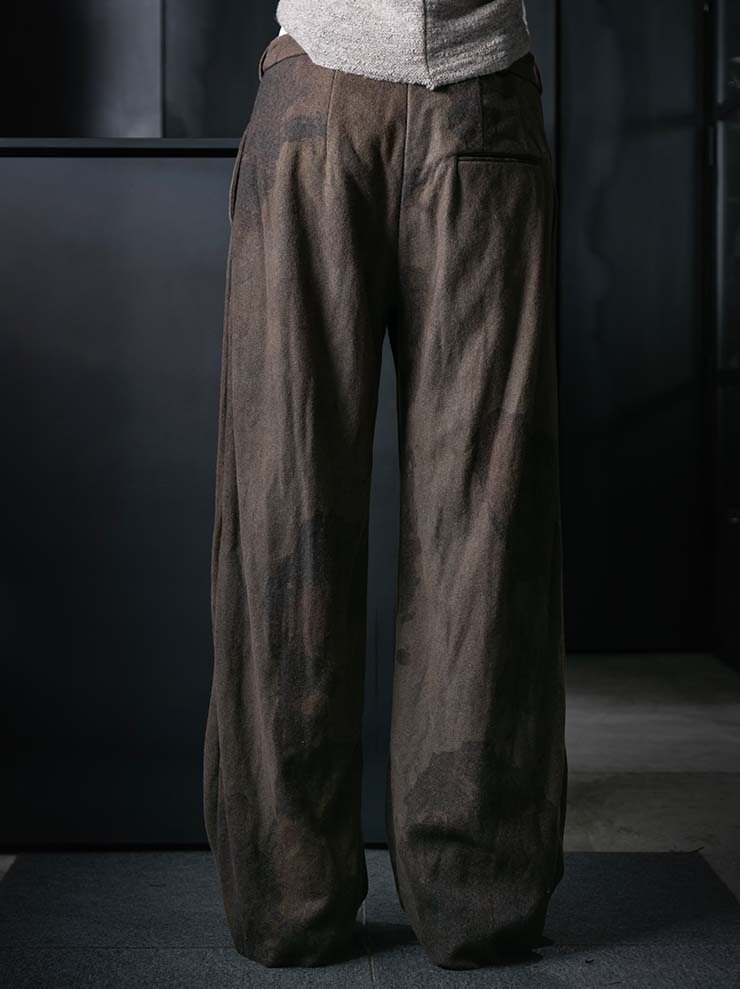 K'ANG<br>MENS EXTRA LARGE FIT TROUSERS / AFLAME - OFF GREY