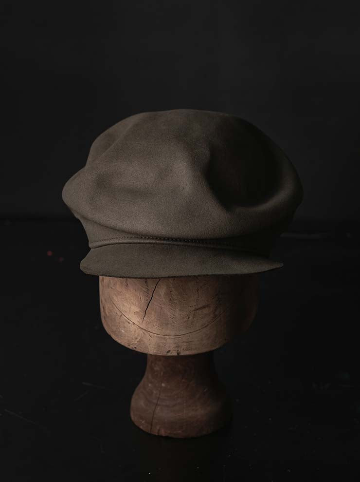 HORISAKI<br>ビーバーファーフェルトキャップ BHNLK - fw26 / TAUPE EB