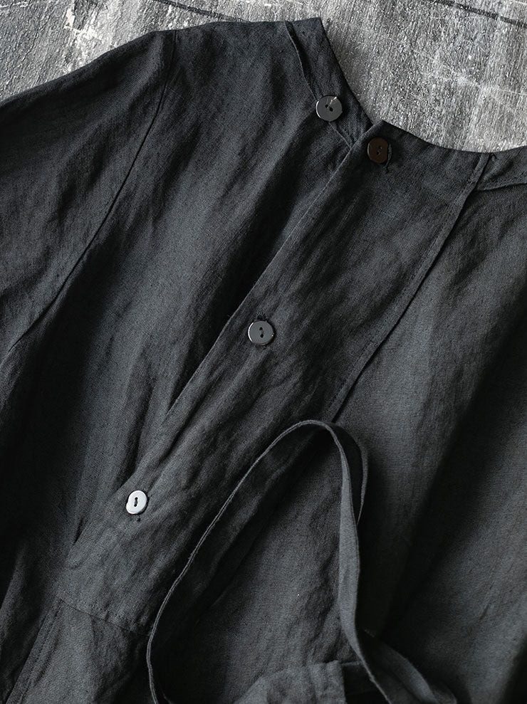 ATELIER SUPPAN<br>WOMENS LARGE HEMP DRESS / W26-35