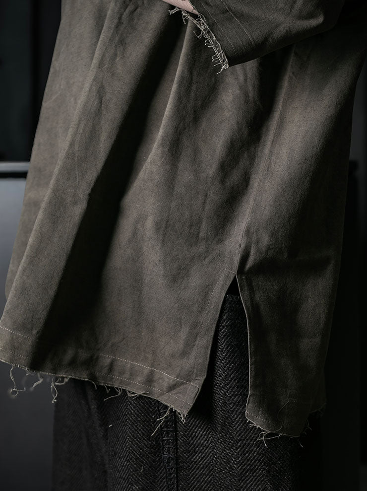 GATHERING<br>UNISEX BEEKEEPER SHIRT / DYED GREY