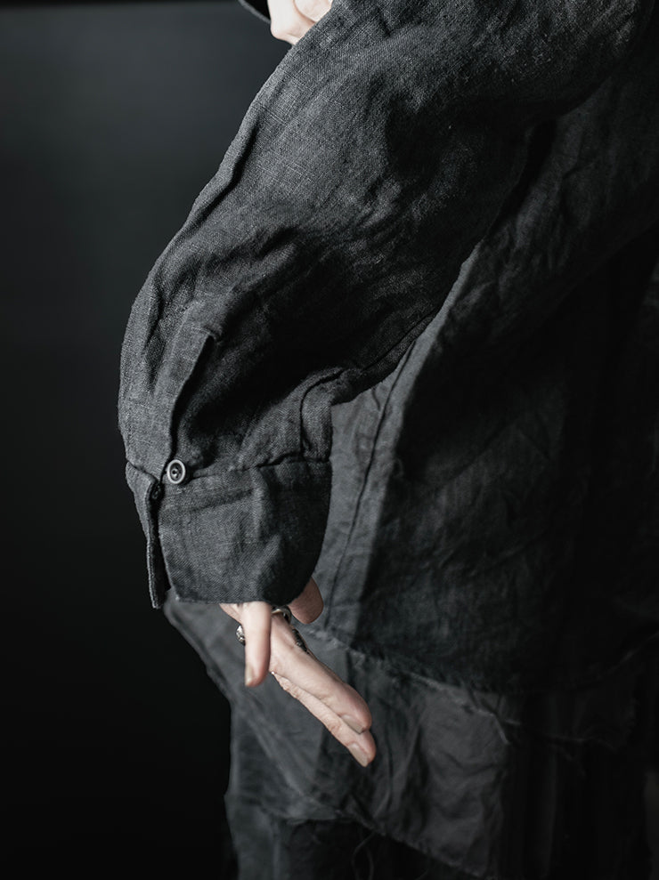 ATELIER SUPPAN<br>WOMENS Hemp Shirt Jacket / E26-41