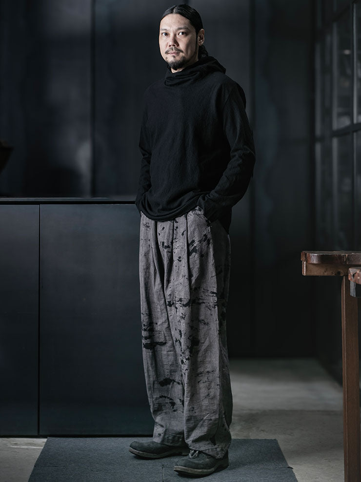 ATELIER SUPPAN<br>MENS HOODED  SWEATER / W26-20