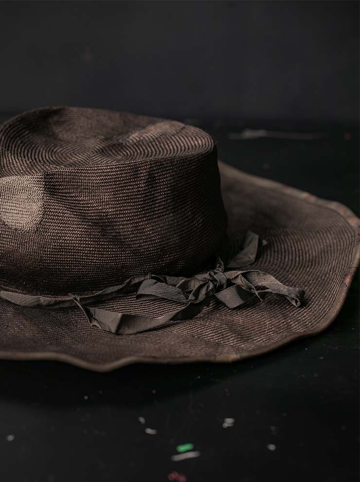 HORISAKI<br> ONE OF A KIND COLLECTION Sisal Straw Hat / VARIOUS